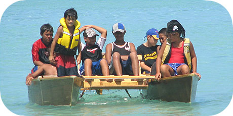 >>> even 2 kids are powerful enough to transport 6 kid passengers